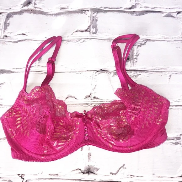 Victoria’s Secret pink unlined Demi bra size 34D - Picture 1 of 4